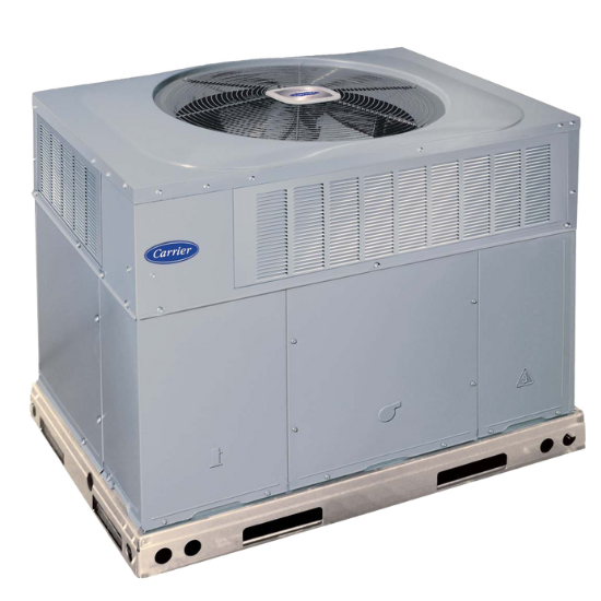 Packaged AC unit for HVAC service. Carrier packaged unit, a rooftop air conditioner system for commercial buildings in Miami, FL.