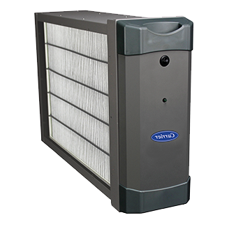 Carrier air-cleaning system for Hialeah homes, ensuring cleaner indoor air. Air purifier maintenance and installation in Miami, FL, for better air.