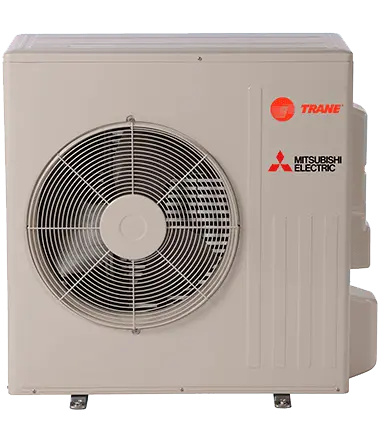 EL Series outdoor unit for Zoning Systems in Hialeah, FL. Mini-split heat pump by Trane and Mitsubishi Electric for efficient climate control.