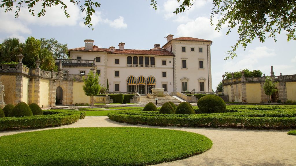 Vizcaya Museum and Gardens in Miami, FL, a historic estate with lush gardens. Consider an Air Conditioning Contractor for optimal comfort.